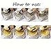 CINEEN 2 Box Mirror Nail Glitter Powder, Gold Silver Pigment Powder Nail Art Chrome, Shinning Nail Mirror Powder, Glitter Dust Powder Tip Decoration Nails Art, Beauty Makeup Cosmetics Tools Kit with 2Pcs Sponge Stick