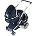 iSafe Tandem Pram me&you - 2 Tone Black (Black)