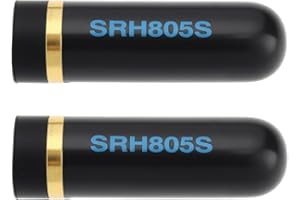 The Lord of the Tools 2 piezas de repuesto de antena de doble banda SMA-M SRH805S compatible con Baofeng UV-5R GT-3