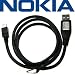 Produktbild Original Nokia USB Datenkabel Kabel DKE-2 für 3109 Classic, 3110 Classic, 3500 Classic, 5200,5300 XPressMusic, 5500, 5510, 6110 Navigator, 6120 Classic, 6121 Classic, 6124 classic, 6290, 6300, 6301, 7390, E51, E90, N76, N800, N91, N91 8 GB, E90 Communicator, N95, N95_8GB, N-Gage.