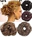 Haute For Diva's Celebrity Inspired Large Wavy Hair Scrunchie Elastic Band Wrap Up Style