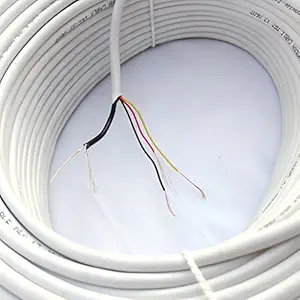 CCTV Wire Cable 3+1 Copper+Breding Alloy+mic Wire Alloy (40 Meter / 44 Yard)