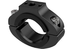 NovelGoal Cykelklämma kamerahållare cykling motorcykel styre stativ montering för diameter 30 ~ 32 mm 22 ~ 25,5 mm rör (1/4 tum-20 skruvhålklämma)