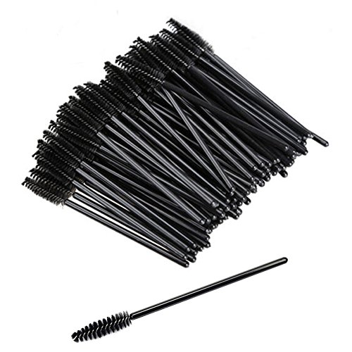 WANGSAURA® 100PCS Disposable Eyelash Brush Mascara Wands Applicator Spoolers Makeup Mini