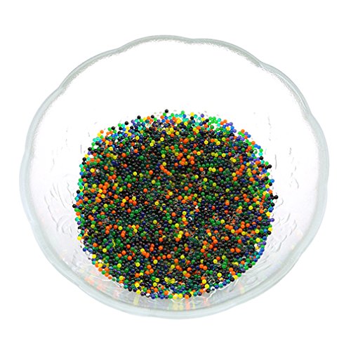 KiaraL 10000 Stück Mehrfarbige Wasserperlen Lustige Wasser Perlen Aquaperlen Deko Aqualinos Hydroperlen - 2