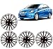 Auto Pearl - Premium Quality Car Full Wheel Cover Caps Black and Silver 14 Inches Press TypeFor - Honda Amaze RS.1349.00