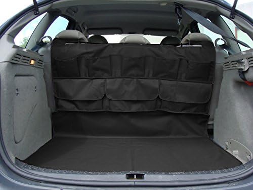 Thebodykitshop Car Organizer and Boot Liner, Bumper Protector Heavy Duty Protective Water resistant Liner dog pet Floor Protector Cover Mat Storage organizer universal