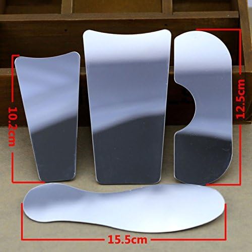 4PCS Orthodontic Intra-oral Stainless Steel Photography Mirrors Reflector