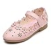 Produktbild Hmeng Mädchen Prinzessin Schuhe Ballerina Kinderschuhe Leder Sandalen Absatz Klettverschluss (30, Rosa)