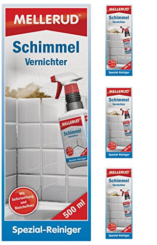 Preisvergleich Produktbild Mellerud 2001000097 Schimmel Vernichter chlorhaltig 4 x 500 ml