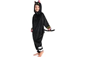 OLAOLA Combinaison Pyjama Garçons Filles Animaux Costume Unisexe Enfant Onesie Carnaval Halloween Cosplay Deguisement Kigurumi Pyjamas Fête Vêtements de Nuit