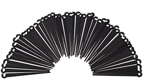 YCNK 50-Piece C-Type Hook Fixed Stems Support Holder for 4/7 Drip Irrigation Water Hose