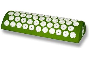 SKYVOV Liko Shanti Akupressurkissen für Nackenkissen, Kunststoff , 44 x 17 cm, Grün