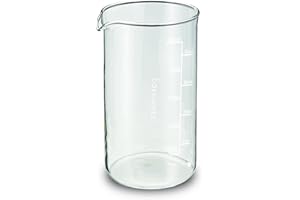Easyworkz Gobelet de rechange en verre borosilicate pour cafetière à piston 1000 ml