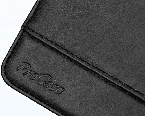 ProCase Schutzhülle Samsung Galaxy Tab A 9.7 Kunstleder Schutz Hülle Ständer Displayschutz (9.7 inch, SM-T550 P550), mit mehreren Blickwinkeln, Schlaf/Wach Funktion, (Schwarz) - 8