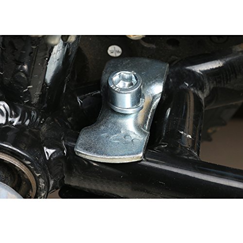 tinxi® Fahrradständer Fahrrad Ständer MTB Seitenständer Hinterbau Mittelbau verstellbar 16″ 20″ 24″ 26″ Schwarz - 5