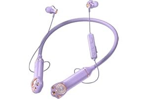 XMENHA Écouteurs Tour de Cou Bluetooth sans Fil à Collier magnétiques étanches IPX5 avec Micro de réduction du Bruit, écouteurs Intra auriculaire pour la Course à Pied, Son stéréo HD Casque Bluetooth Sport