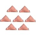 DailyBuy Pure Copper Pyramid for Positive Vastu Energy, Health and Wealth Benefits at Home, Office, Factory and Plot Remedies | Pack of 7, 2 x 2 CM