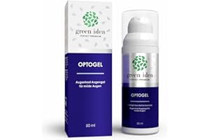 ‎GREEN IDEA Green idea - OPTOGEL | Augengel mit Augentrost und Odermennig für müde und brennende Augen| gereizte und gestresste Augen | Augengel trockene Augen, mit Pantenol | erfrischendes Augengel 50ml