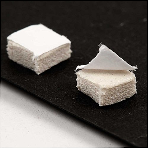 3D-Klebepads, Größe 5x5x3 mm, 10 Blatt - 2
