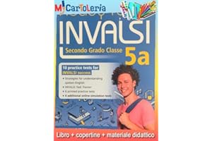REBILLO READY FOR INVALSI SS2 2E: SB PK (9780194658966) + copertine + Il tuo libro scolastico copertinato con articoli di cartoleria per la scuola