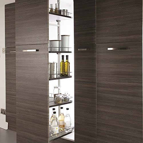 Kitchen Storage Larder Unit Sizes From 300-600mm Wide Cabinet Soft Close Storage Solution (300mm Wide Cabinet)