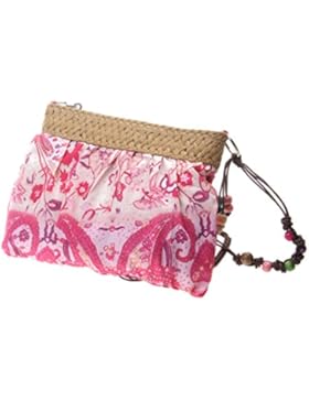 Frauen Strand Schultertasche Beutel Sommerferien Stroh Handtaschen