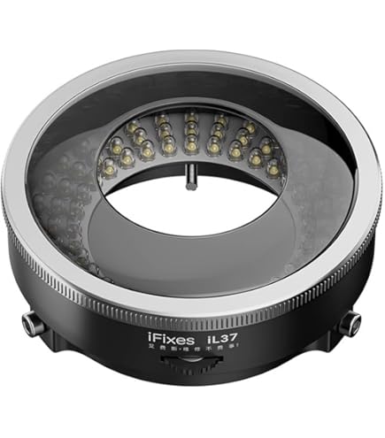 Lampada A LED Per Microscopio | Luce Regolabile 0-100% | Alta Luminosità, AC 0-250V | Con Adattatore - Foto 8