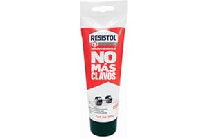 TMPPRO Henkel colla di montaggio per incollare invece di forare, colore bianco, adesivo per interni ed esterni, universale, adesivo resistol ad alta resistenza (1 x 200 g)