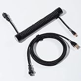 GravaStar Sarmal Aviator USB to Type-c Mekanik Klavye Uyumlu Oyuncu Kablosu, 1.85m, Siyah