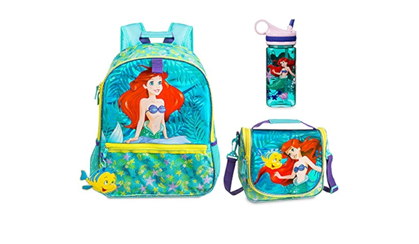 ariel backpack and lunchbox
