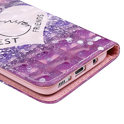 Lanveni S8 H  lle  Handyh  lle f  r Flip Case Cover PU Lederh  lle Schutzh  lle Magnetverschluss Ledertasche mit Stander Function Brieftasche Card Slo