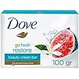 Dove GO FRESH RESTORE BEAUTY CREAM BAR - 100G, (Pack of 1)