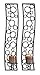 Produktbild Deco 79 66663 Metall Kerze Wandleuchte Paar