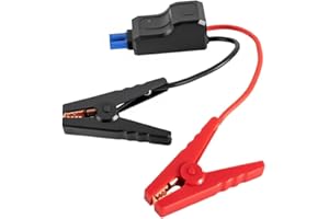 Honseadek Cable inteligente portátil con conector EC5 para arrancadores de batería de coche de 12 V-24 V, abrazaderas de cobre resistentes con protección de carga inversa (clip inteligente de 650 A)
