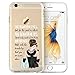 Price comparison product image Movie Character Fan Art CLEAR Flexible Cover Case Audrey Hepburn Beautiful Quote Breakfast at Tiffanys - for iPhone 6s Plus (5.5") (Flexible TPU Case)
