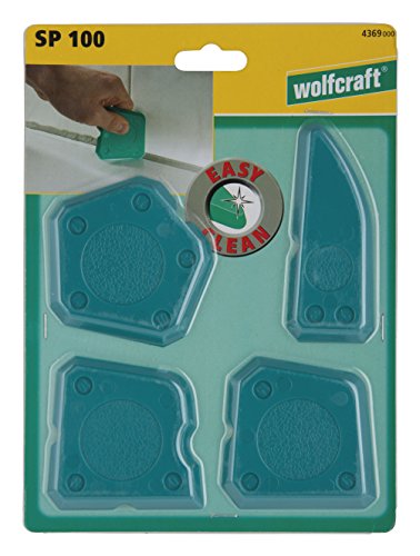 Wolfcraft SP 100 – Fugenglätter, 4 Stück, 4369000 - 4