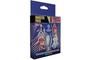 Topps UEFA Champions League Stickers 24/25 - Eco Pack - contient 8 paquets d'autocollants plus un paquet bonus de 3 autocollants (51 autocollants au total).