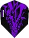 Produktbild 5 x Sets Harrows Rapide X lila Dart Flights Standard