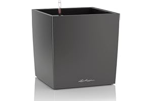 LECHUZA CUBE Premium 30 anthrazit metallic 16463