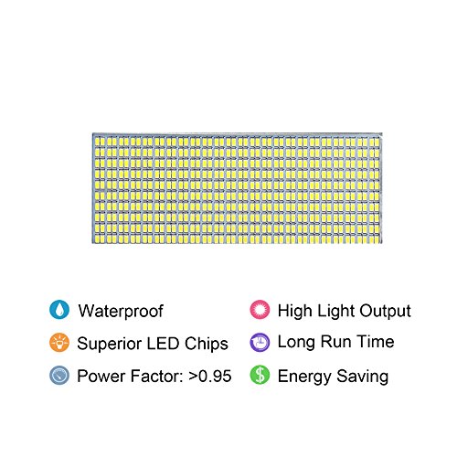 Solla® 100W LED Flutlicht Fluter 230V Außenleuchte, 8800Lumen, Kaltweiß, 6000 K, IP65 Wasserfest, LED Scheinwerfer Außenleuchten - 4