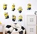 Decals Design Minions With Several Expressions Design