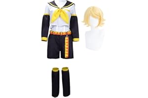 Anjinguang Postać z anime Kagamine Rin Kagamine Len COSPLAY mundur marynarski zestaw sukienka Halloween karnawał impreza kostium cosplay