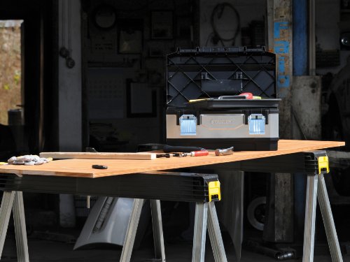 Stanley zusammenlegbares Unterstellbock-Paar, aus Metall, bis 340kg belastbar, Gummifüße, 101.7×75.8×12.5, 1-97-475 - 6