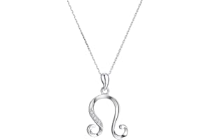 VIKI LYNN Zodiac Birthday Gifts for Women Constellation Horoscope Pendant Necklace 925 Sterling Silver Cubic Zirconia