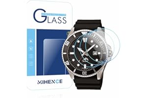 MIHENCE Folia ochronna do Casio MDV106, folia ochronna, 9H, odporna na zarysowania premium, prawdziwe szkło hartowane, folia ochronna na wyświetlacz do smartwatcha MDV106