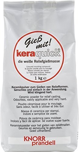 Knorr prandell 212160000 keraquick Gießmasse Blockbeutel (mit 1000 g Inhalt) weiß