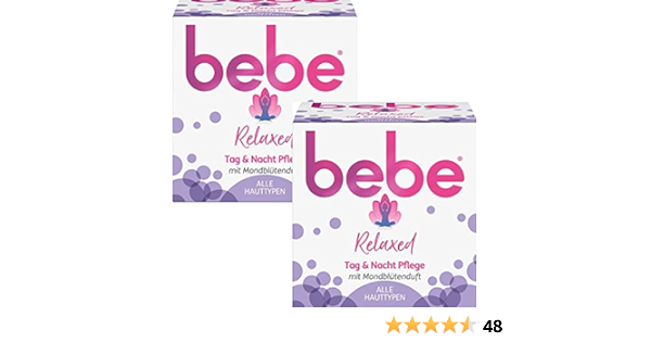 Bebe Relaxing Nachtpflege liche Pflege Fur Das Gesicht 2x 50ml Amazon De Beauty