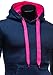 STEGOL AK57 Pink L [1A1] Classical Men's Hoodie Jumper Casual Blouse With Hood