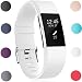 Produktbild HUMENN Ersatz Fitbit Charge 2 Armband, Weich Verstellbares Armband mit Klassisch Schnalle für Fitbit Charge 2 Small Schwarz